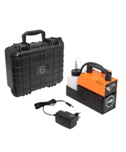 HAZEBASE piccola Battery-powered fog machine 12V/200W DMX