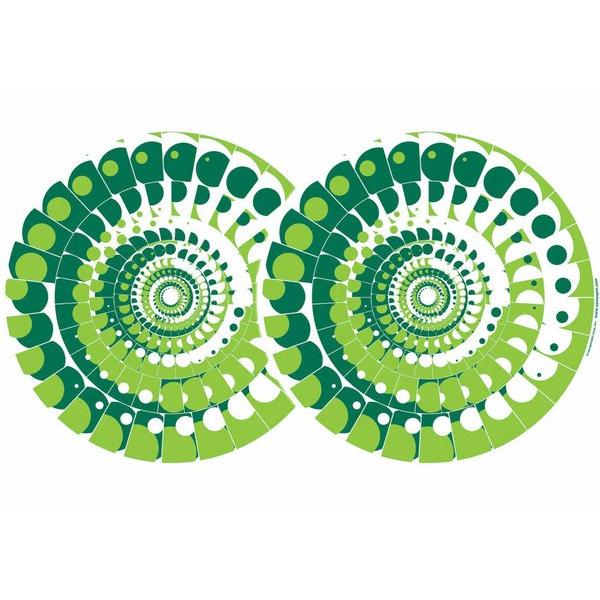 2x Zomo Slipmats Moon - green