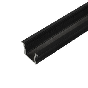 Profile Pro 17 Profilo nero alluminio - per strisce LED di larghezza
