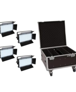 EUROLITE Set 4x LED PLL-480 QCL Panel + Case