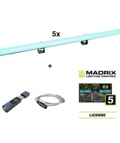 EUROLITE Set 5x LED PR-100/32 Pixel DMX Rail + Madrix Software