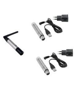 EUROLITE Set QuickDMX 1x transmitter + 2x AKKU receiver