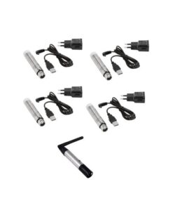 EUROLITE Set QuickDMX 1x transmitter + 4x AKKU receiver
