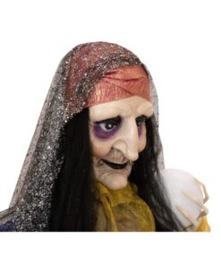 EUROPALMS Halloween Figure Fortune Teller, animated 50cm