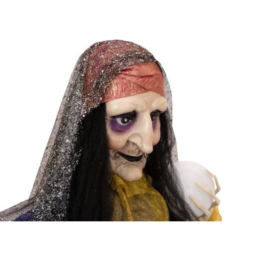 EUROPALMS Halloween Figure Fortune Teller, animated 50cm