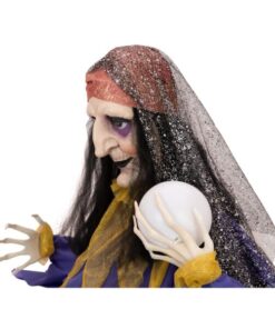 EUROPALMS Halloween Figure Fortune Teller, animated 50cm