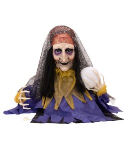 EUROPALMS Halloween Figure Fortune Teller, animated 50cm