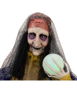 EUROPALMS Halloween Figure Fortune Teller, animated 50cm