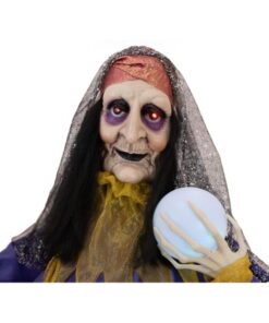 EUROPALMS Halloween Figure Fortune Teller, animated 50cm