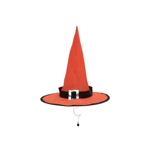 EUROPALMS Halloween Witch Hat 3pc set, illuminated, 36cm
