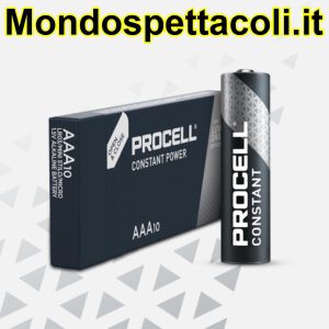 PROCELL 1,5V MiniStilo AAA (Duracell Industrial) confezione 10 pz.