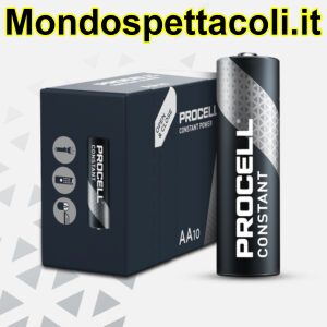 PROCELL 1,5V Stilo AA (Duracell Industrial) confezione 10 pz.
