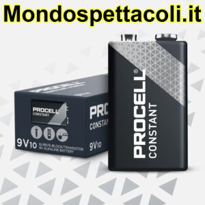 PROCELL 9V (Duracell Industrial) confezione 10 pz.