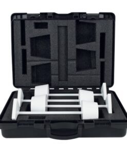 Case for 4x EventLITE Table Custodia in plastica dura con inserto in spugna su misura