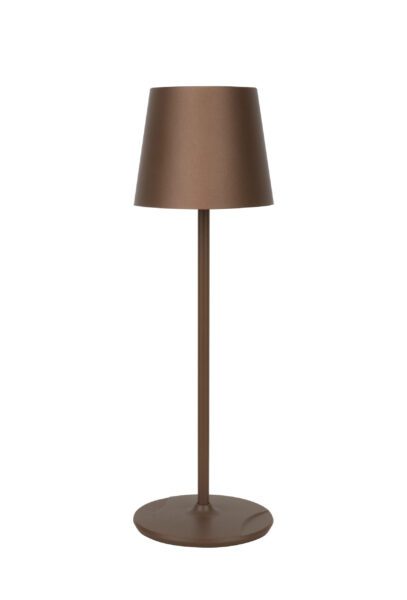 EventLITE Table RGBW Lampade LED a batteria RGBW IP54 con dimmer touch colore bronzo