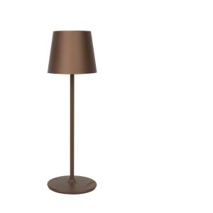 EventLITE Table-SW Lampada LED a batteria WW-NW IP54 con dimmer touch - colore bronzo