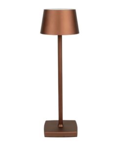 EventLITE Table-WW Lampada compatta a batteria da 3.5 W con dimmer touch IP54 - bronzo