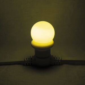 G45 LED Bulb E27 1 W - giallo - non dimmerabile