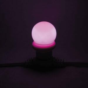 G45 LED Bulb E27 1 W - rosa - non dimmerabile