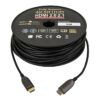 HDMI 2.1 AOC 8K Fibre Cable Placcato oro - UHD - 50 m