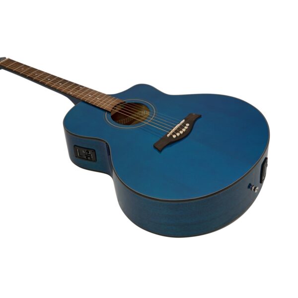 DIMAVERY STW-50 Western Guitar,blau