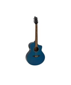 DIMAVERY STW-50 Western Guitar,blau