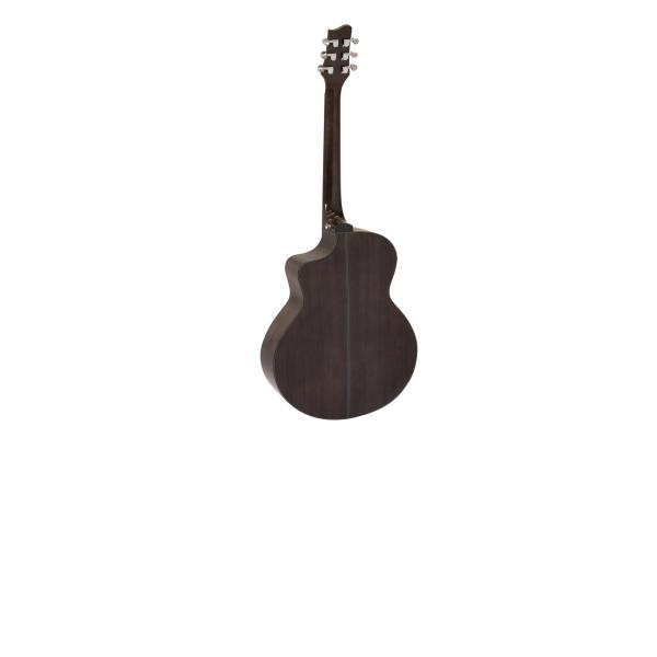 DIMAVERY STW-50 Western Guitar,brown