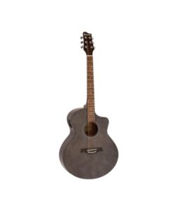 DIMAVERY STW-50 Western Guitar,brown