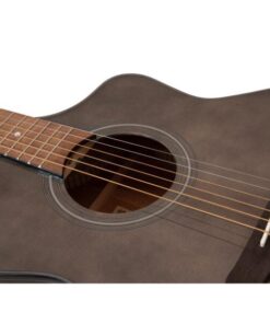 DIMAVERY STW-50 Western Guitar,brown