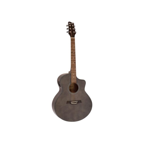 DIMAVERY STW-50 Western Guitar,brown