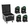 EUROLITE Set 4x LED TMH-B90 + Case with wheels