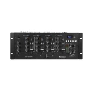 OMNITRONIC PM-444Pi 4-Channel DJ Mixer with Player & USB Interface