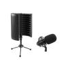 OMNITRONIC Set MIC CM-78MK2 Large Diaphragm Condenser Mic + AS-04 Desk-Microphone-Absorber System