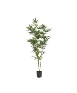 EUROPALMS Cannabis-plant,textile, 120cm