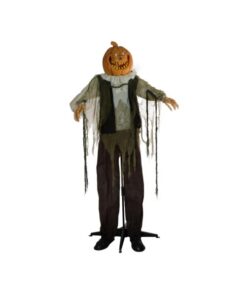 EUROPALMS Halloween Figure Pumpkin Man, animated, 170cm