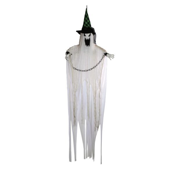 EUROPALMS Halloween Ghost, hanging, animated, 183cm
