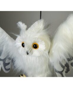 EUROPALMS Halloween Snow Owl, animated, 80cm