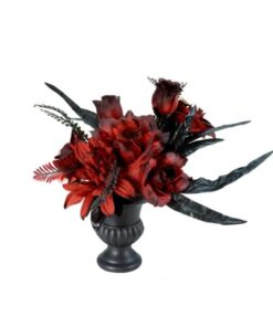 EUROPALMS Halloween Table Deco, Roses, 28cm
