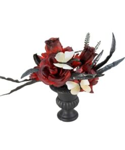 EUROPALMS Halloween Table Deco, Roses, 28cm