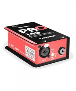 28734 - D.I. BOX attiva singolo canale con trasformatore in uscita, PAD 0/-20dB push button