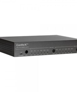 6x2 ConferX Matrice switcher multi formato. Input VGA, HDBaseT, HDMI, DisplayPort e uscite HDB