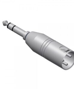 Adattatore XLR maschio - 6.3MM JACK maschio bilanciato - BASIC