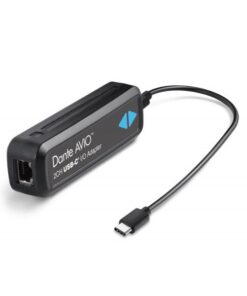Adattatore interfaccia Dante AVIO USB type C per collegamento audio a network Dante