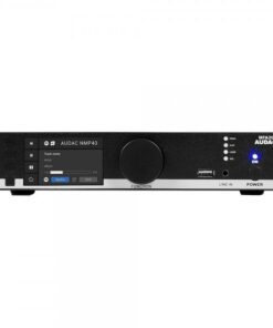 Amplificatore 2X40 watt - 70/100 volt e 4 ohm. 1 ingresso line + 1 ingresso mic/line bilanciato