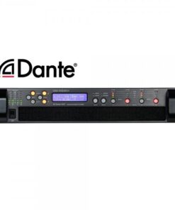 Amplificatore 4 canali 2500w/2 ohm, 2500w/4 ohm, 1500w/8 ohm, DSP integrata, ingressi AES3 e DANTE