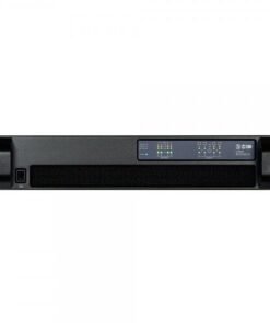 Amplificatore 4 canali 2500w/2 ohm, 2500w/4 ohm, DSP integrata, ingressi AES3, Euro block