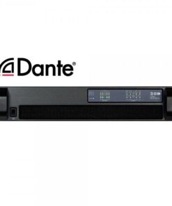 Amplificatore 4 canali 2500w/4 ohm, 1500w/8 ohm, DSP integrata, ingressi AES3 e DANTE, Euro block