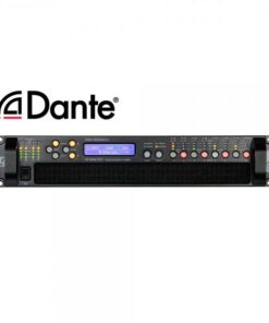 Amplificatore 8 canali 1250w/2 ohm, 1250w/4 ohm, 1250w/8 ohm, DSP integrata, ingressi AES3 e DANTE