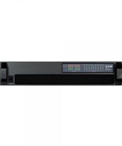 Amplificatore 8 canali 750w/2 ohm, 750w/4 ohm, 750w/8 ohm, DSP integrata, ingressi AES3, Phoenix
