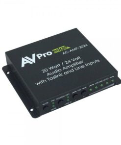 Amplificatore audio Digital/Analog Stereo, controllo di volume, controllo via RS232 (Toslink)